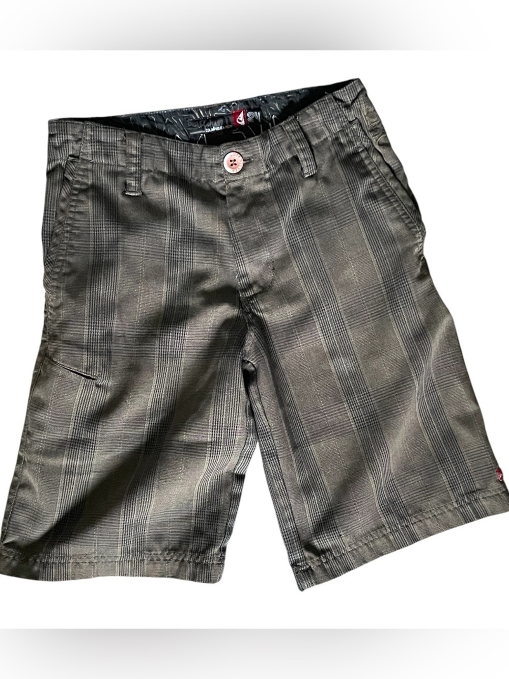 Boys Quiksilver plaid Shorts